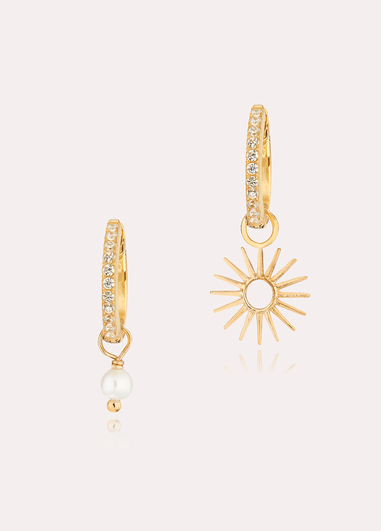 Amelia & Eve on Calypso Gold Hoops